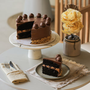 2 Layer Nutella Cake - Plain Desserts