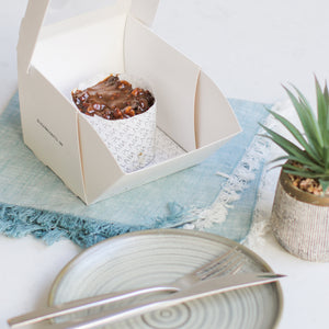 Sticky Toffee Mono Box - Plain Desserts
