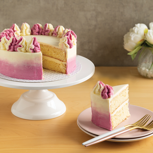 2 Layer Vanilla Buttercream Cake - Plain Desserts