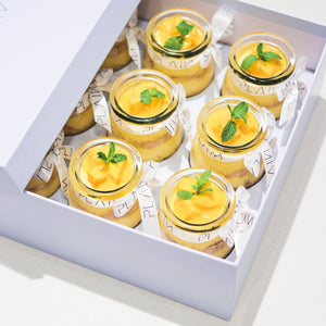 Mango Pudding Jars - Box of 9 - Plain Desserts