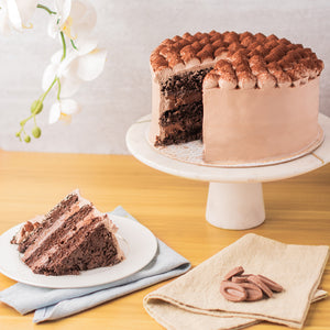 Chocolate Custard Cake - Plain Desserts