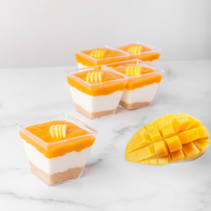 Order Online |  Cheesecake Dessert Plastic Jars | Plain Desserts